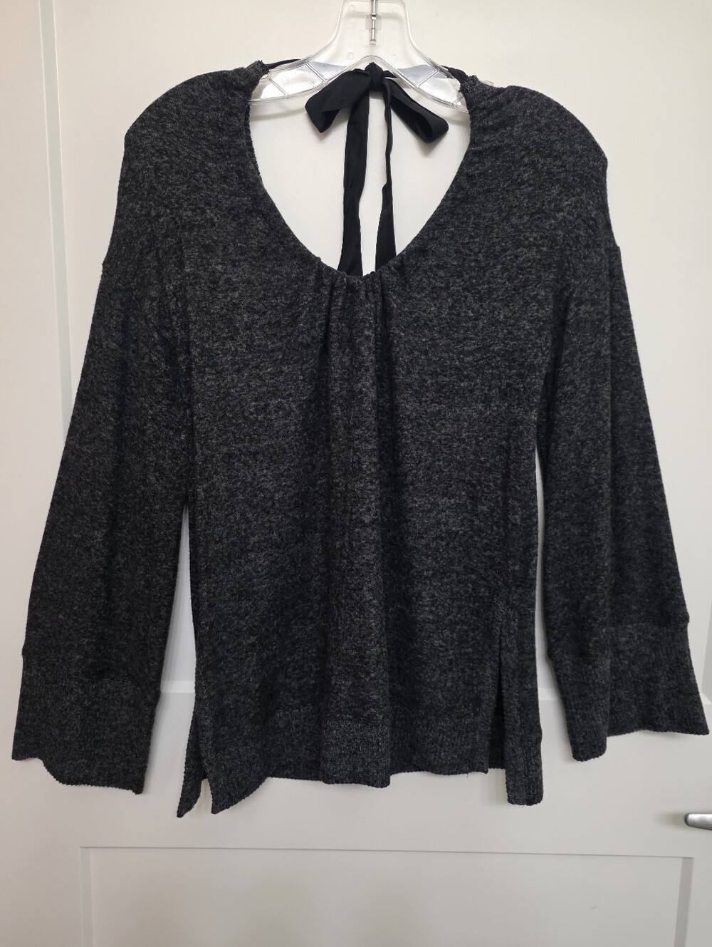 Anthropologie Drawstring Neckline Sweater Oversized